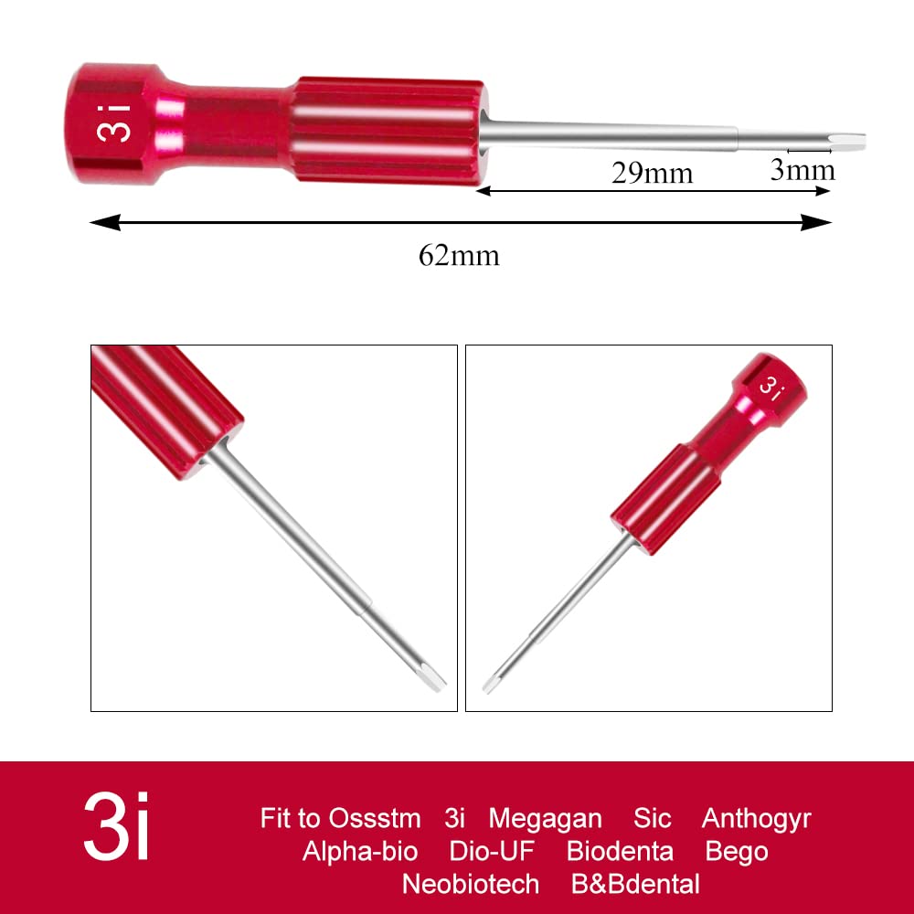 DenFactory - Set di 8 cacciaviti per impianti da laboratorio, strumenti tecnici e micro cacciaviti