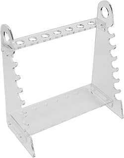Trapezoid Pipette Holder, Organic Glass, 1.5cm Hole Diameter, Multi-Orientation Rack, Ideal for Scientific Experiments