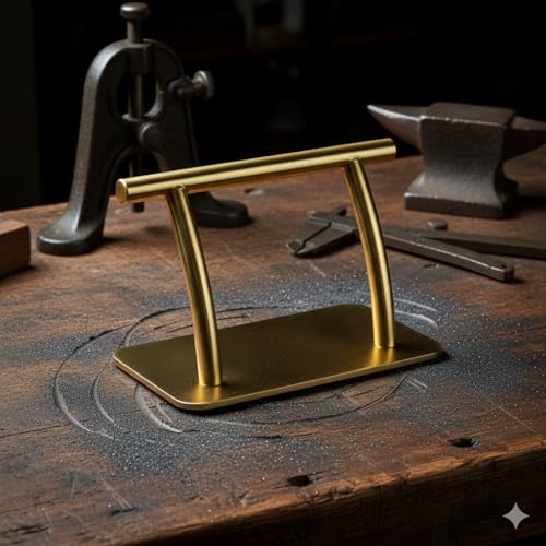 Footrest for Salon Chair with Gold-Finished | Stainless Steel Support for Spa, Barber, Nail & Massage Setups | Foot Rest for Office Desk Chair