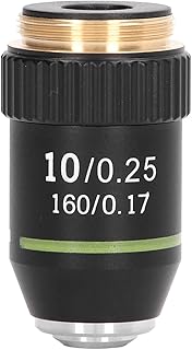 Objective Microscope Lens, Perfect Match 20.2mm Interface Wide Application Clear Image Good Transmittance Achromatic Lens for Viewing