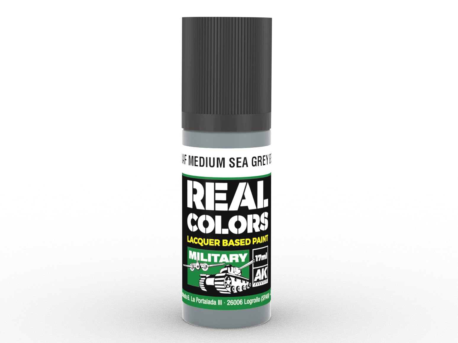 Ak Interactive Grey Ak Real Colors Rc963 Raf Medium Sea Bs381c/637 (17Ml) (Old Rc289)