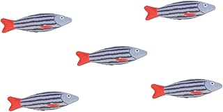 Mipcase 5 Pçs Gato Mastigar Brinquedo Gatinho Brinquedos Interativos Engraçado Peixe Em Forma De Brinquedo Gato Provocando Brinquedo Cheio De Brinquedo De Peixe Cão Mastigar Brinquedos