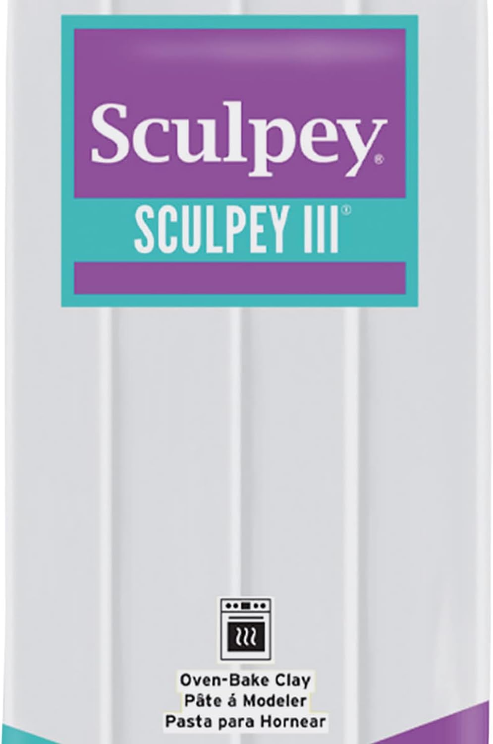 Sculpey 439309 Polyform III Polymer Clay 8 Oz: White