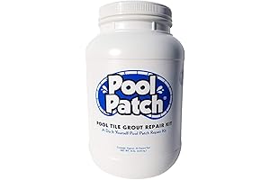 Pool Patch White Pool Tile Grout Repair Kit, 10-Pound, White