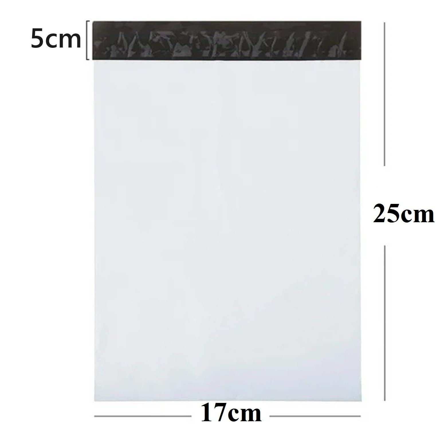 Lot de 350 enveloppes d'expédition autocollantes - 170 x 250 mm - Avec fermeture autocollante - 17 x 25 cm - En plastique opaque - Pour vêtements et textiles