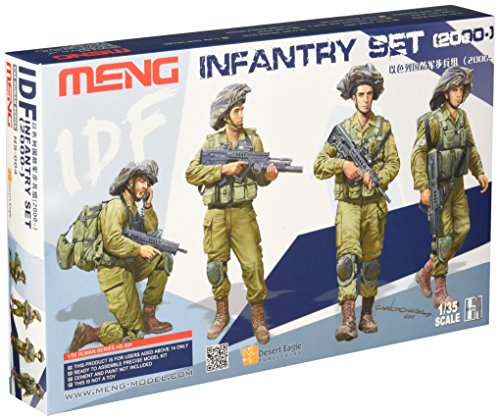 Set de Figuras IDF Infantry Modelo 1:35 MENG miniatura 1