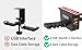 COZOO Headphone Stand with USB Charger Under Desk Headset Holder Mount with 3 Port USB Charging Station (20W PD & QC3.0) and iWatch Stand Smart Watch Charging Dock Dual Earphone Hanger Hook,UL Tested