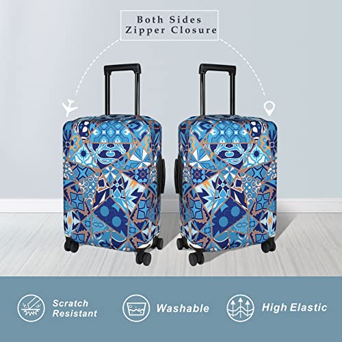 Explore Land Travel Luggage Cover Suitcase Protector Fits 18-32 Inch Luggage