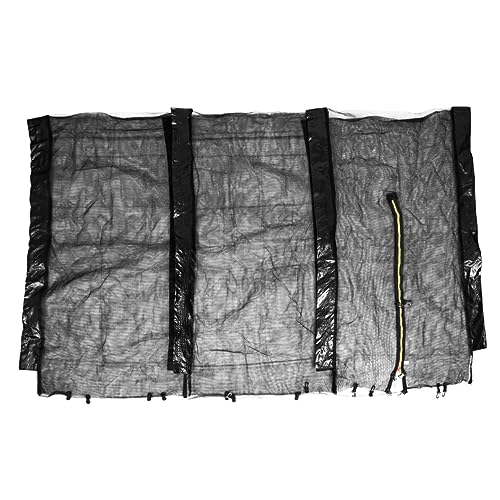 Abaodam Polyester Trampoline Net Enclosure Netting Zipper Quick-Lock Buckles Anti-Fall Net for Boys and Girls
