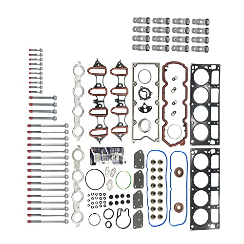 Image of Partsflow Head Gasket Set w /Bolts NON-AFM Lifters For Buick Rainier For Chevrolet Avalanche For Chevrolet Silverado For Chevy Sonora For Chevrolet Suburban For GMC Envoy XL For Isuzu Ascender 5.3L V8