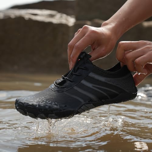 Image of Hike Barefoot Shoes for Women Men Breathable & Non-Slip Athletic Footwear Wide Toe Water Shoes,Designed for Walking,Running&Swimming
