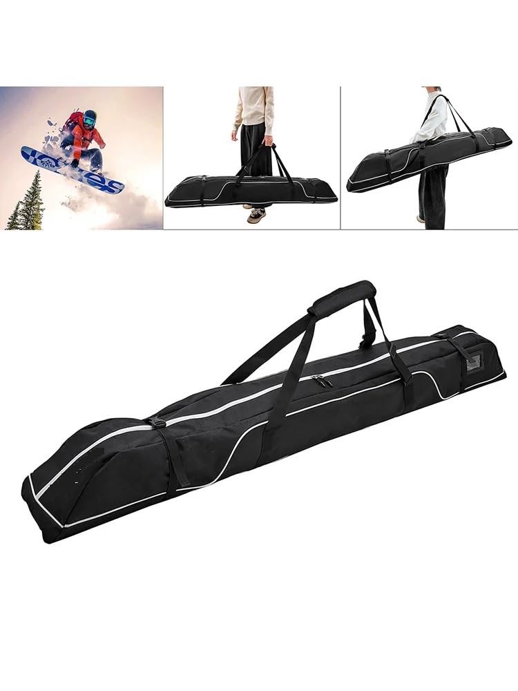 Torby na buty narciarskie 172 cm Torba na narty śnieżne i sprzęt snowboardowy Torba podróżna Wodoodporne akcesoria do gogli i rękawic torba bagażowa