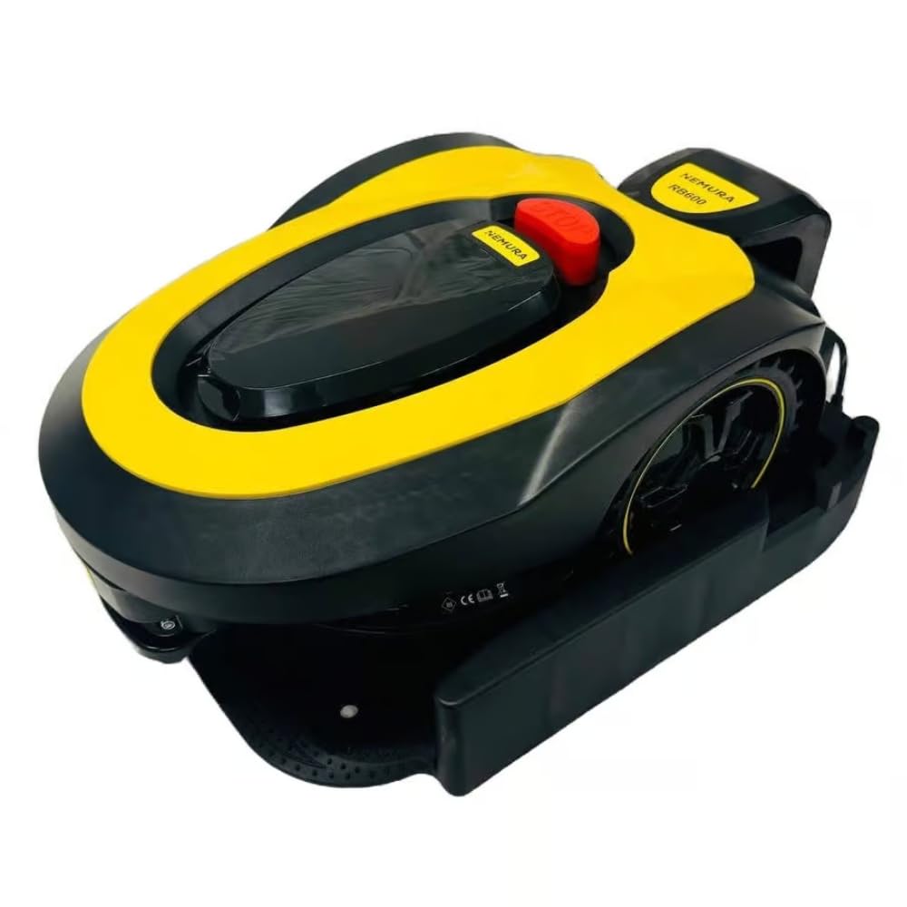 Nemura Robot Tondeuse 600 m2 - Coupe de 18cm avec Lames en Acier de Haute qualité - Réglable — vue 3
