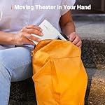 ARTSEA Portable Bluetooth Mini Projector - HD 1080P Supported Movie Projector for iPhone, Home Theater Video Projector Compatible with iOS/Android Phone/Tablet/Laptop/PC/TV Stick/Box/USB Drive/DVD - Image 5