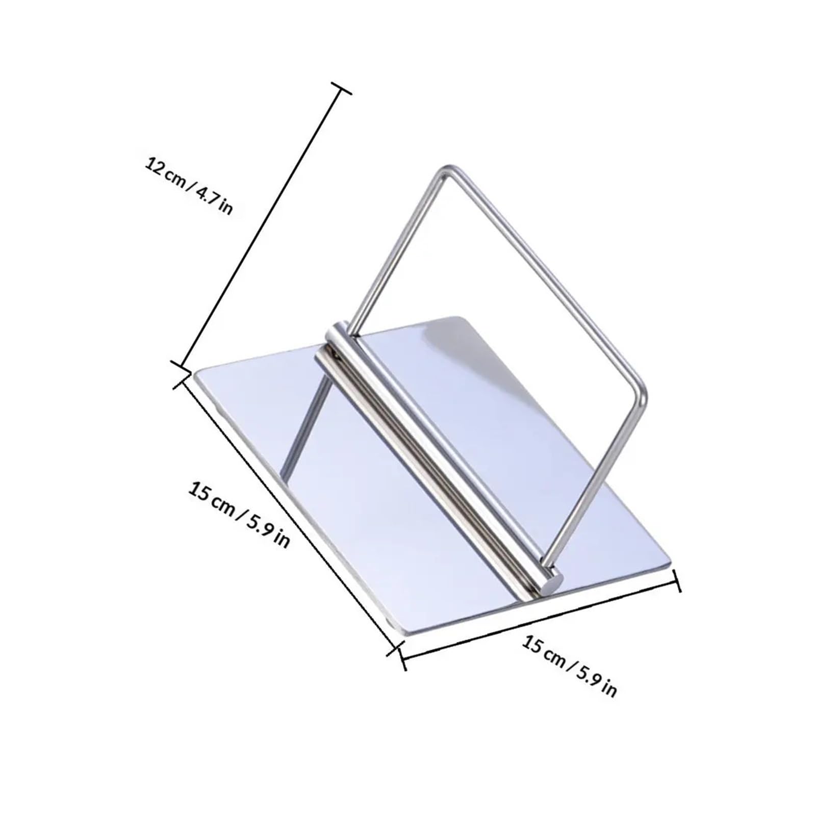 Servilletero 1 soporte for pañuelos de acero inoxidable. | For cocina, comedor, hotel, uso, estante de papel decorativo moderno, plateado