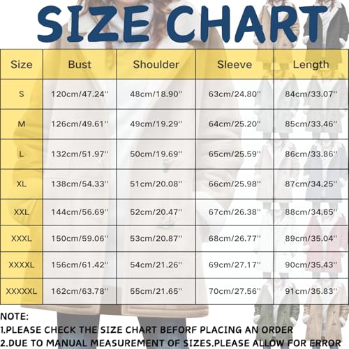 ABABC Fleece Jacket for Women Button Down Fuzzy Fleece Jackets Casual Warm Winter Turndown Collar Coats with Pockets3