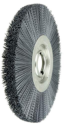 Image of Weiler 86132 12 inch Burr-RX Crimped Filament Wheel Brush, .026 /120CG Fill, 2 inch Arbor Hole, Made in The USA (Pack of 2)