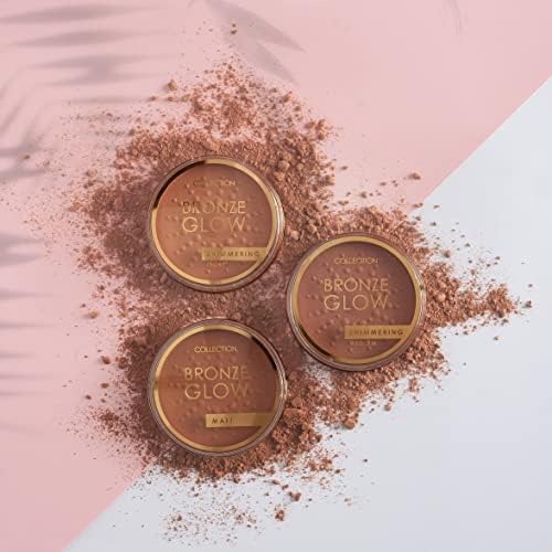 Collection Cosmetics Bronze Glow, Highly Pigmented Bronzer, 15g, Shimmering Light, Packaging may vary