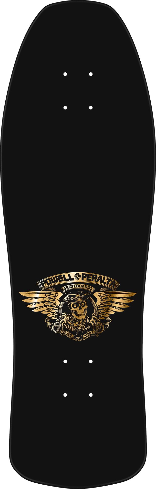 Powell Peralta Ray Underhill Cross Reissue Skateboard Deck, Black