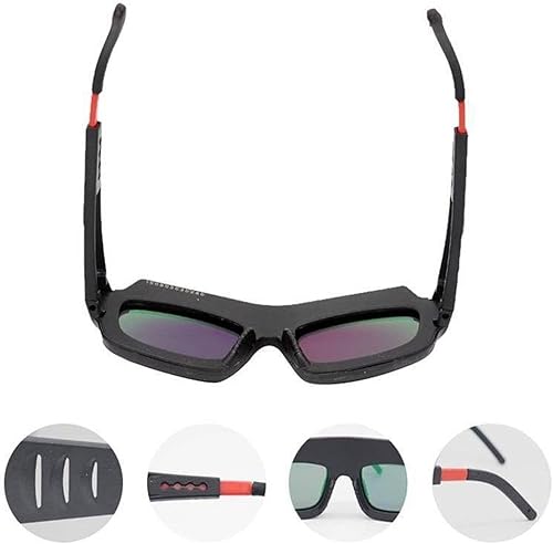 Miniatura 8 de Gafas de soldadura de oscurecimiento automático Gafas de soldadura con energía solar Gafas de soldadura de protección de seguridad Casco de máscara