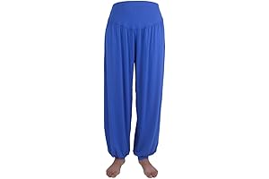 Women's Modal Cotton Soft Blue Harem Pants