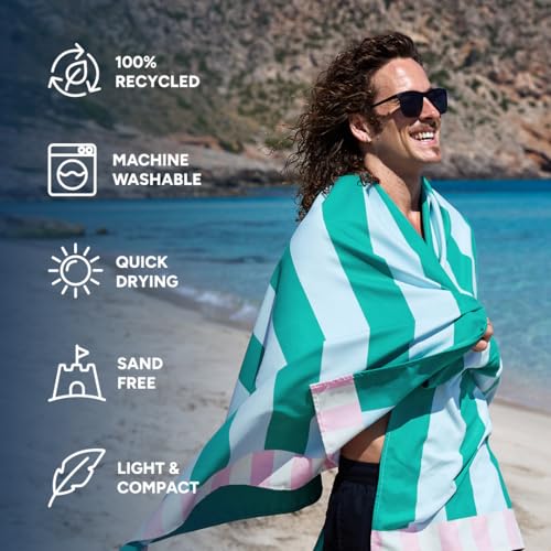 Serviette de plage séchage rapide et compacte Dock & Bay