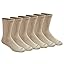 Solid Khaki (6 Pairs) Solid Khaki (6 Pairs)