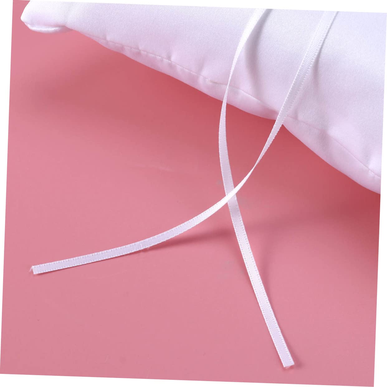 NOLITOY 3pièces Coussin Alliance De Mariage avec Fleurs Et Perles Élégantes Accessoire Chic pour Cérémonie De Mariage