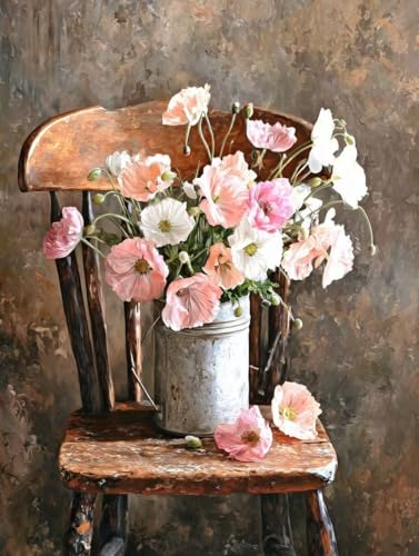 GSҌ DIY ANG̋hGLbgAPaint by NumbersqƑlnhhGRNR̉ԃCeAyCgoCio[ G|XgXDIY`ACeA Ƃ̕ǂ̑A40x60cm/16x24C`(t[