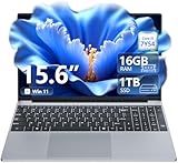 Laptop, 15.6 inch Laptop Computer Core i5-7Y54(Up to 3.20 GHz), Win 11 Pro Lap Top, 16GB RAM 1TB SSD PC, Office 365, FHD 1920 * 1080,UHD Graphics, Backlit KB, 180°Open, WIFI5, BT4.2, 38.5Wh Battery