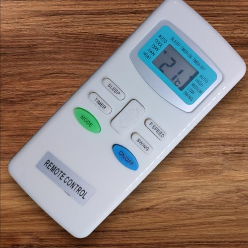 Image of Sanavya AC Remote Control - Compatible Replacement for Split & Window Air Conditioners - Replicates Genuine Remote Functions (Godrej AC Remote 17)