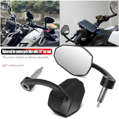Espejos Retrovisores para Manillar 22mm de Yamaha XMAX 300 125 y 400 4