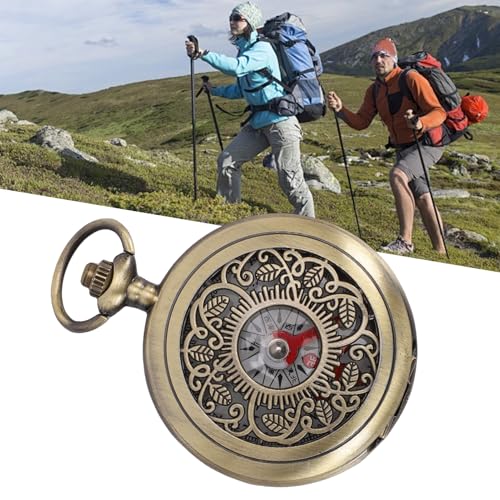 Brújula de latón Yctze con dial flotante 360° sellada miniatura 4