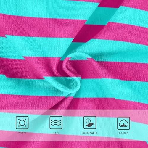 Cyan Dark Pink Stripe Toddler Girls's Underwear 2T3