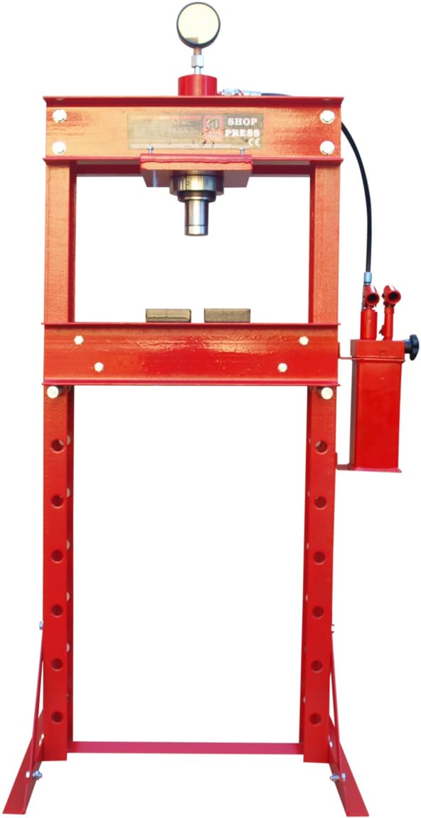 Carmax Presse d'atelier hydraulique 30 tonnes avec 2 pompes hydrauliques Presse à cadre 30 000 kg