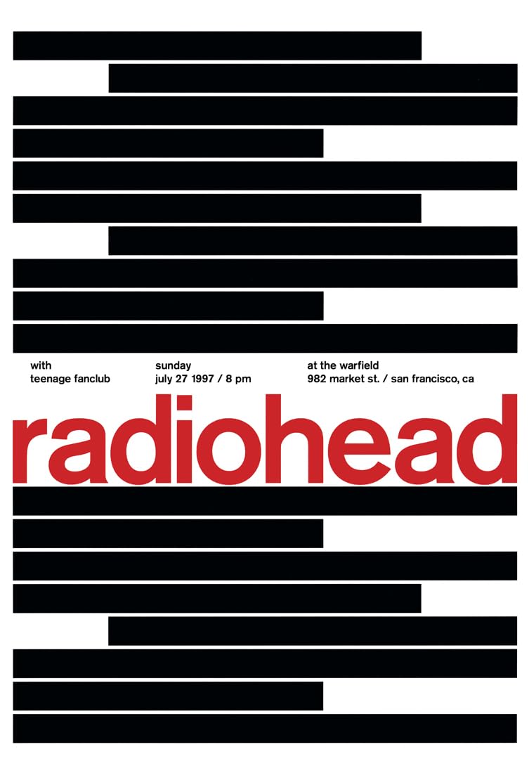 Amazon.com: Artist Unknown Radiohead Poster, Concert at the