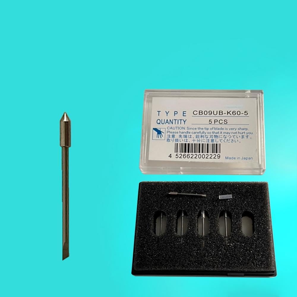 Compatible with Graphtec Plotter Carving Knife CB09UB-5 CB15UB-5 Plotter Knife Blade for Printer CE5000 CE6000 CE7000 FC8600 Engraving Machine (CB15U 30°Knife Blade(1pcs))