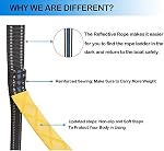 3 Step Boat Rope Ladder,Boat Rope Ladder Extension,Assist Boat Folding Ladder,Swim Ladder for Sailboat,Kayak, Canoeing (3 Steps)