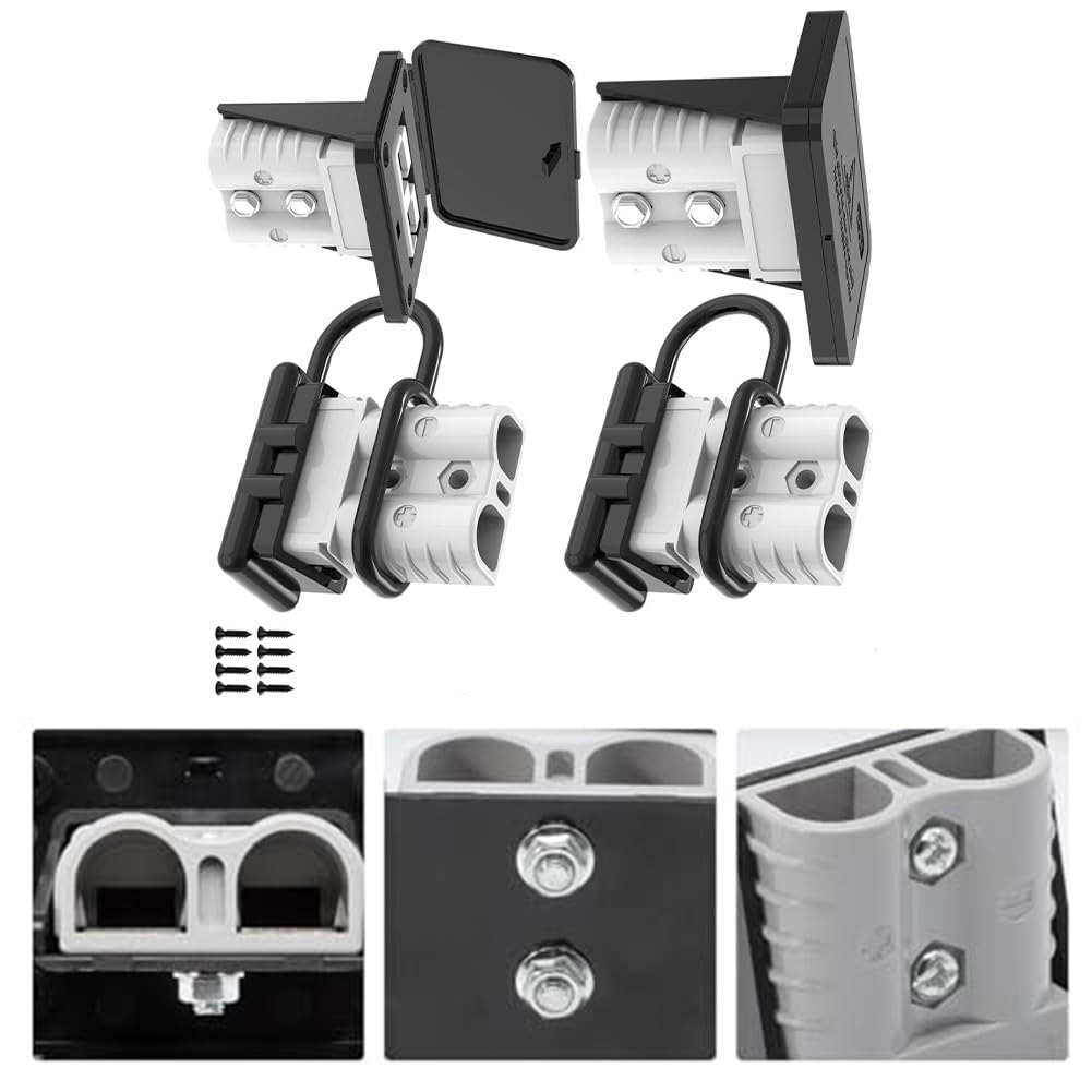 Anderson, confezione da 4, 120 A, connettore rapido per batteria, 12 V, 36 V, per camper