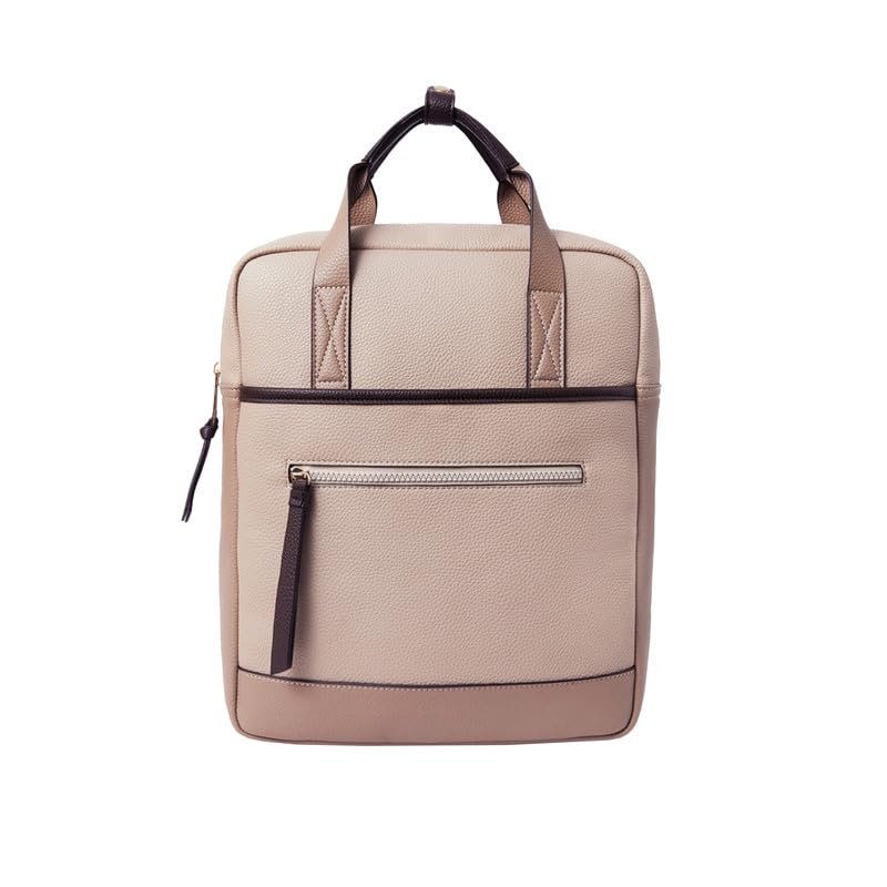 accessorize London Women's Pink Backpack Top Handle Fits Upto 13 inch laptop |backpack bags for women stylish|Work bag for woman |women latest Office/Travel bag-picture-43
