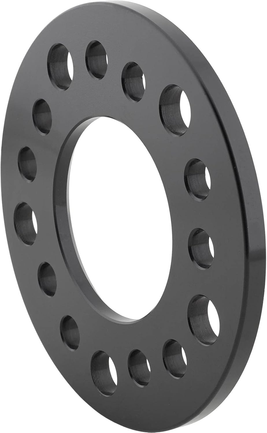 Speedway Motors Black Anodized Aluminum Wheel Spacer, 3/8 Inch Thick, Fits 4 ½ Inch, 4 ¾ Inch and 5 Inch Bolt Pattern