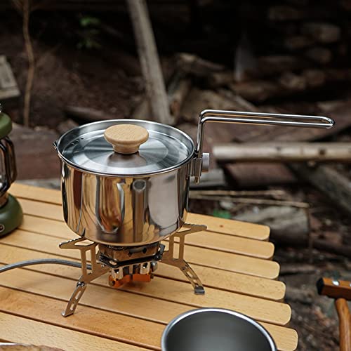 Stovetop Tea Kettle, 1L Camping Tea Pot Stainless Steel Portable Camping Kettles With Lid And Removable Handle For Camping Hiking Picnic #TOP5