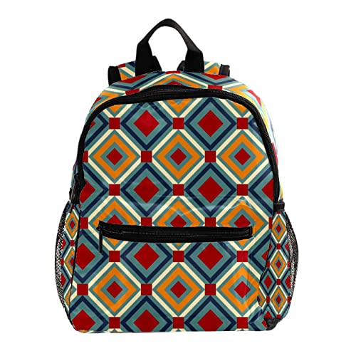 Sac à dos enfants motif floral rétro vintage avec bretelles confort