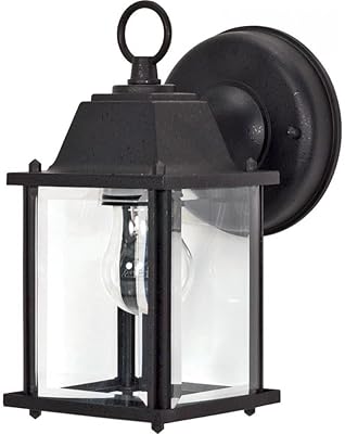 Nuvo 60/3465 One Light Outdoor Wall Mount, Black