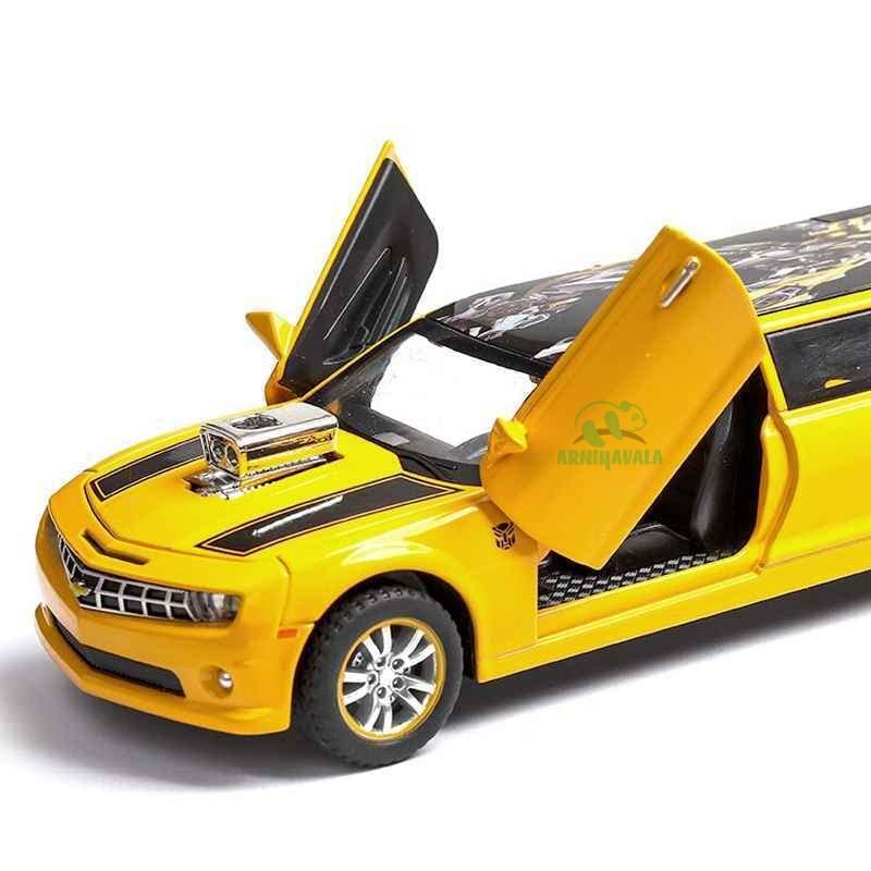 Image of 1:32 Chevrolet Camaro Limousine Extended Diecast Model Cars Toy Gifts for Kids (Colour May Vary)