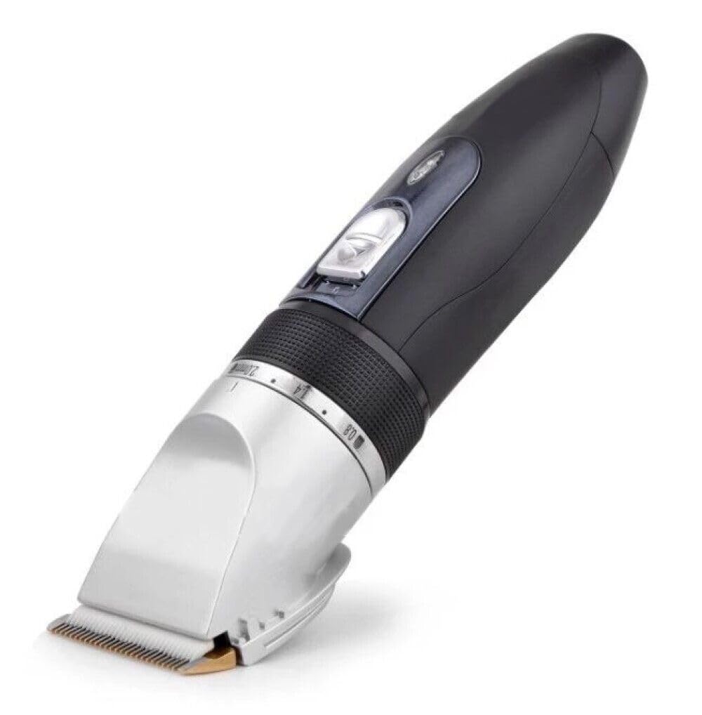 Topolenashop Taglia Capelli e Rasoio Barba Professionale Ricaricabile con 2 Batterie – Lama in Ceramica – Lunghezze Regolabili 0,8–12 mm – Kit Completo per Casa e Viaggio – Mod. RFC-208