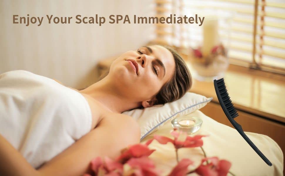 Miniatura 2 de CHANYI - Cepillo de pelo de bambú nano carbono, 100% compuesto de fibra de bambú compostable a base de plantas, duradero, antiestático y resistente