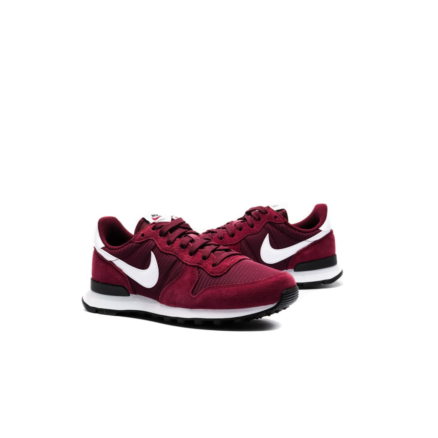 NIKE Internationalist DR7886 Damen Mode Sneakers Sneaker Schuhe (Dark Beetroot/White-Black-Pure Platinum 600), Dunkles Rote Beete, Weiß, Schwarz, reines Platin, 38 EU