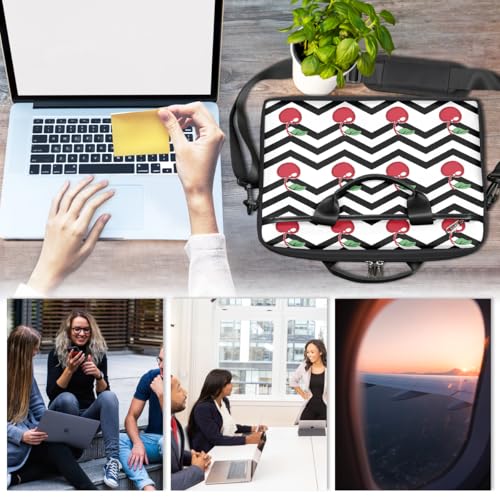 Maletín para Laptop Retro Fruit Chevron 15" miniatura 6