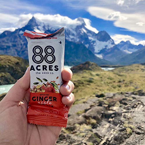88 Acres, Ginger Apple Seed Bars, 1.6 Ounce, 9 Pack #TOP3